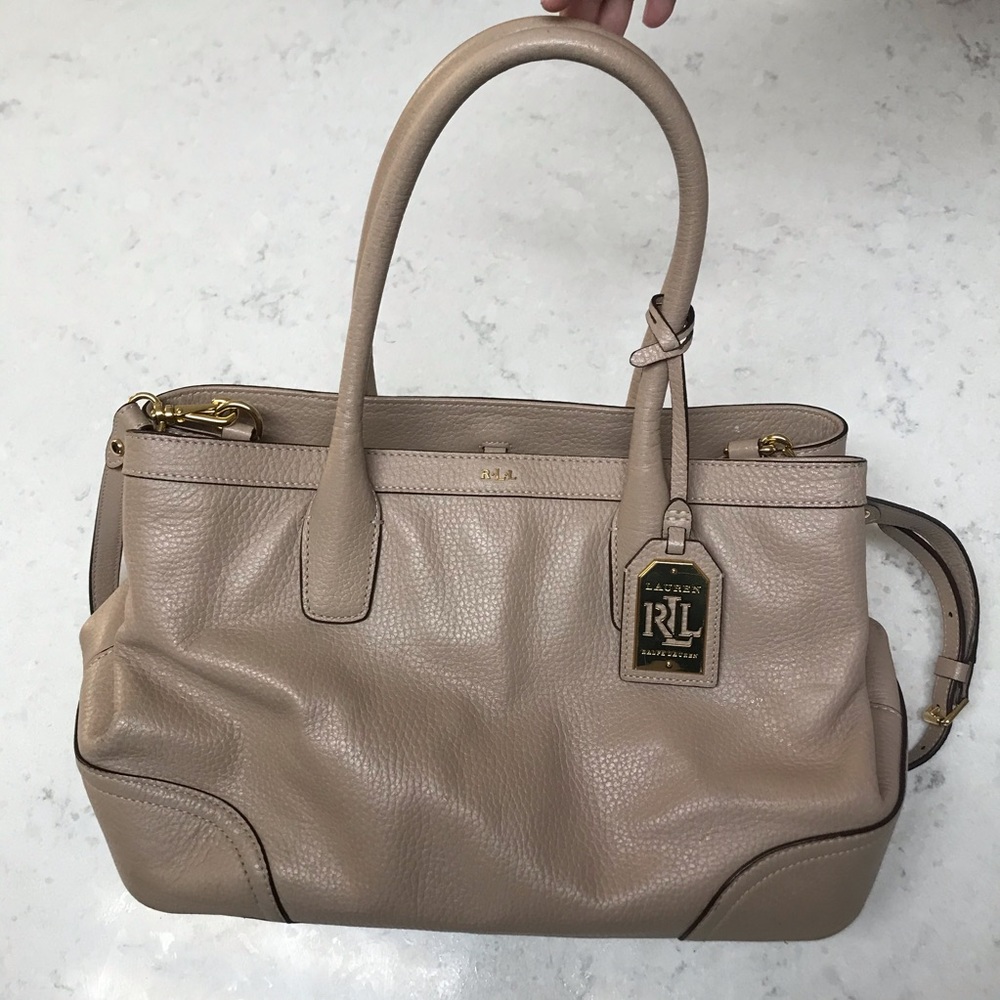 RALPH LAUREN CREAM PURSE